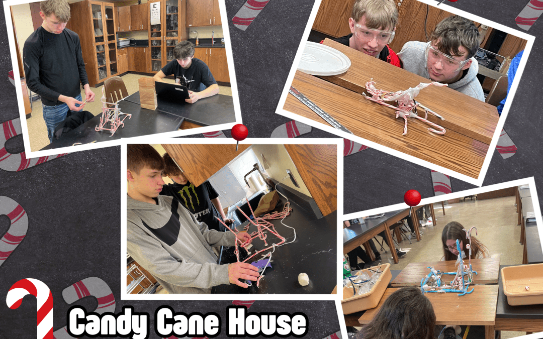 🎉🏠 Candy Cane House Extravaganza in Mrs. Johnson’s Science Class! 🏠🍬