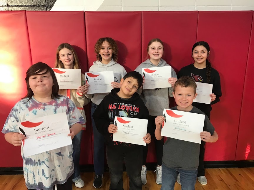 Junior High and Elementary Students of the Week