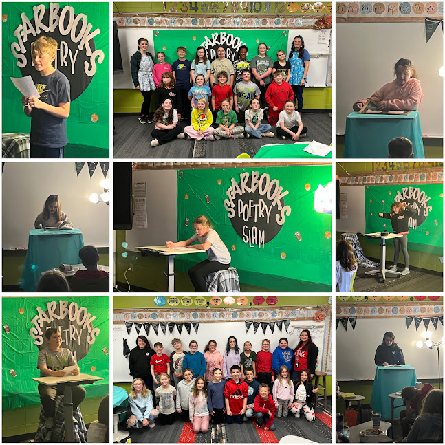 Fourth Grade Poetry Slam Today