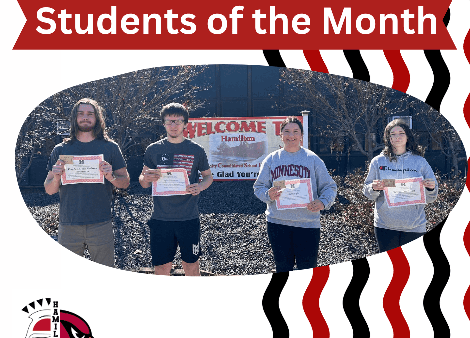🌟 Congratulations to our February Students of the Month! 🌟