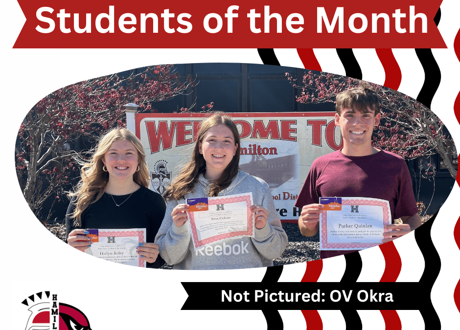 March Students of the Month